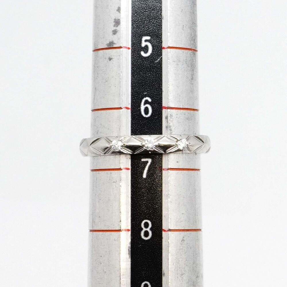 CHANEL Silver Diamond Ring - Picture 8 of 11